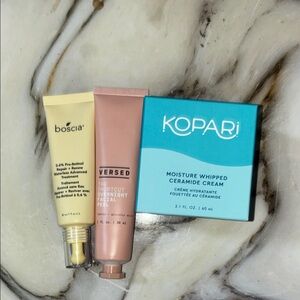 Boscia + Versed + Kopari Skincare Trio -